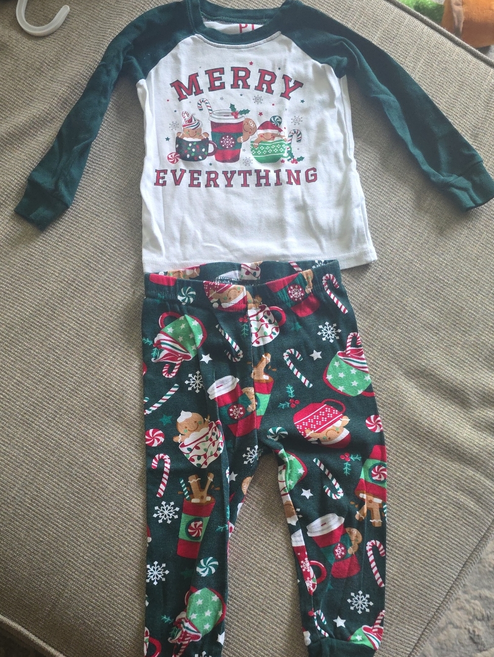 PJ Place Christmas Pajama Set Baby 12-18M